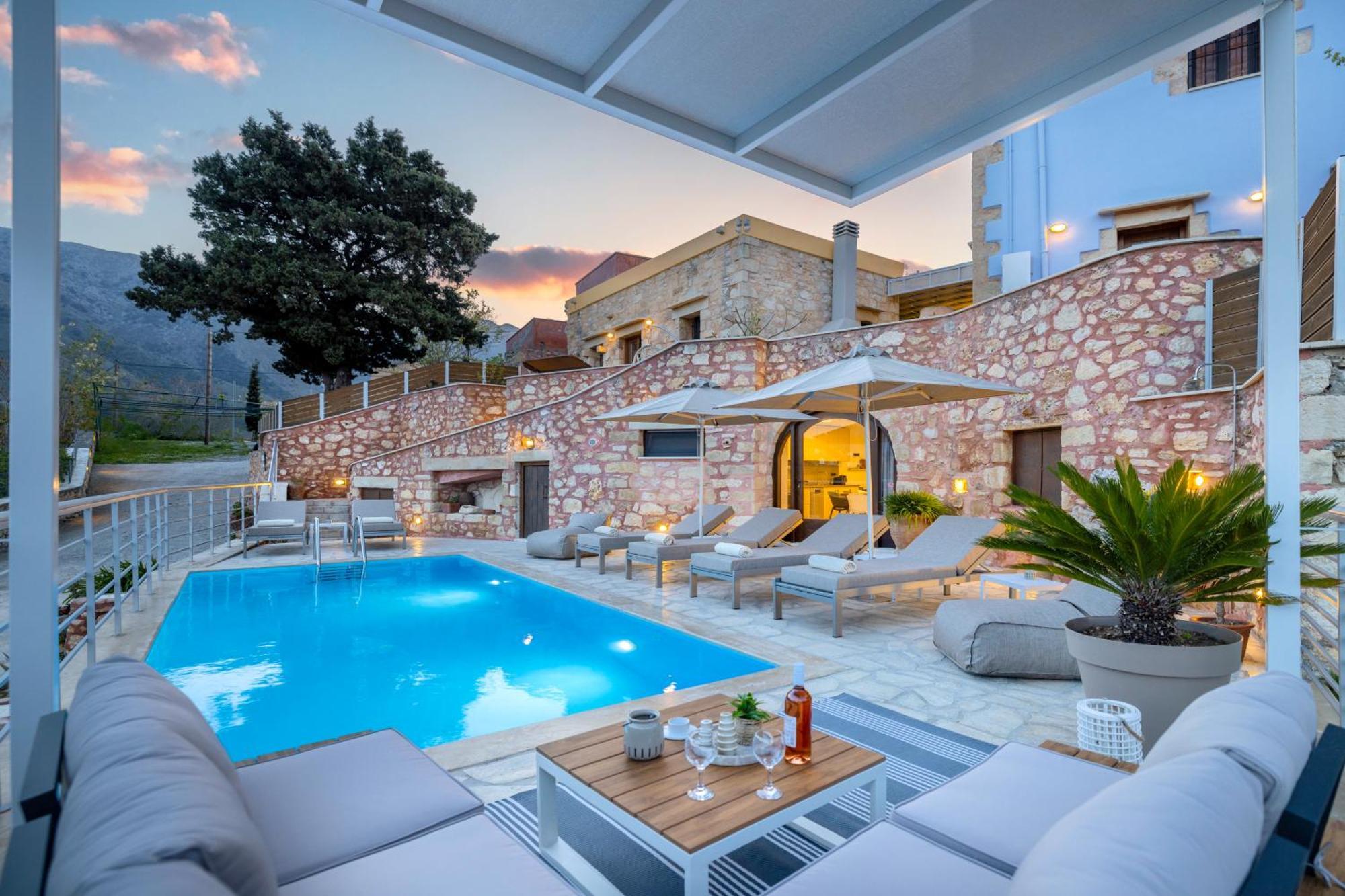 Dream View Villa Κάστελλος Εξωτερικό φωτογραφία