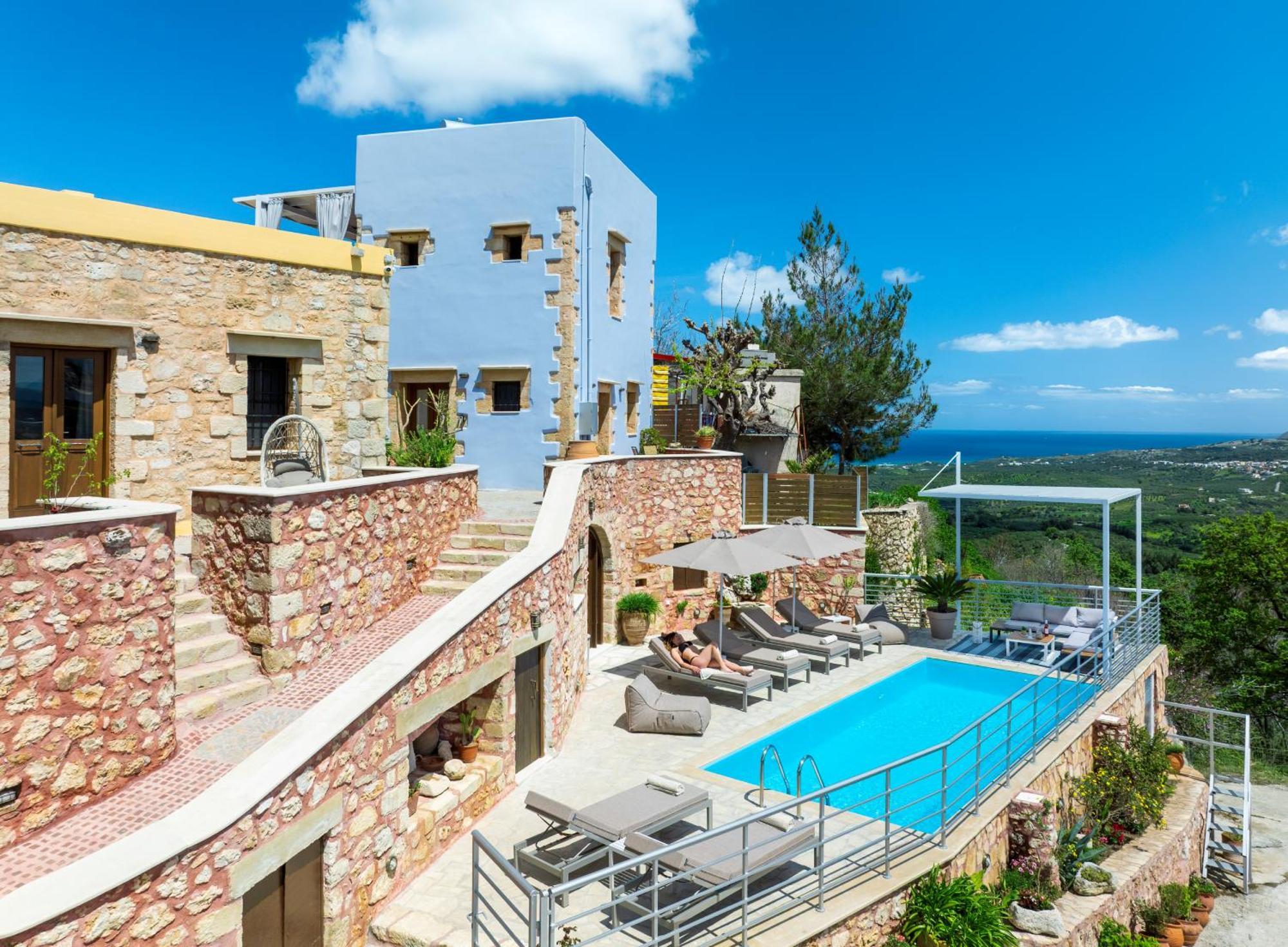 Dream View Villa Κάστελλος Εξωτερικό φωτογραφία