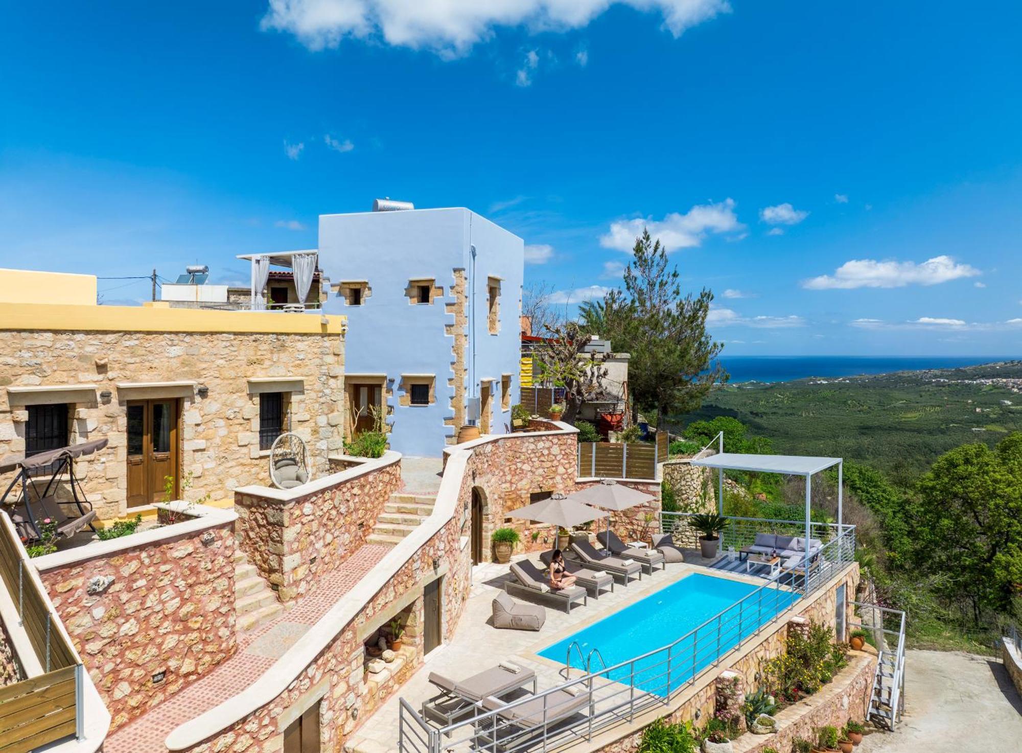 Dream View Villa Κάστελλος Εξωτερικό φωτογραφία