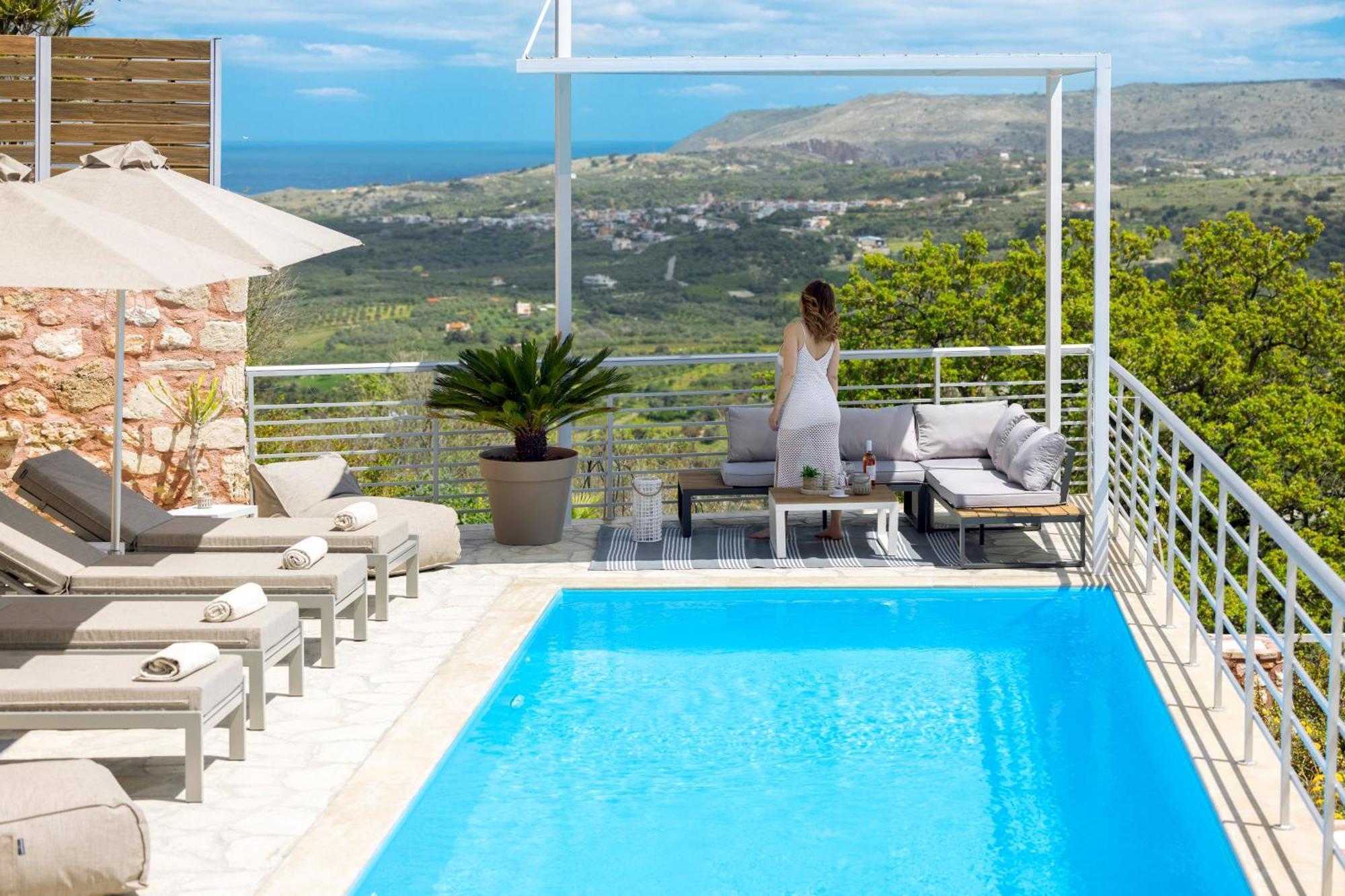 Dream View Villa Κάστελλος Εξωτερικό φωτογραφία