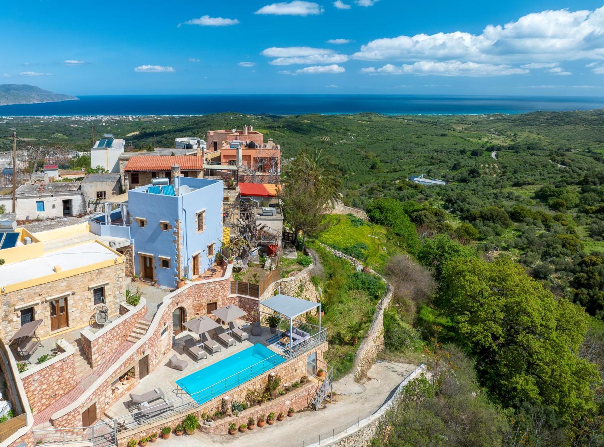 Dream View Villa Κάστελλος Εξωτερικό φωτογραφία