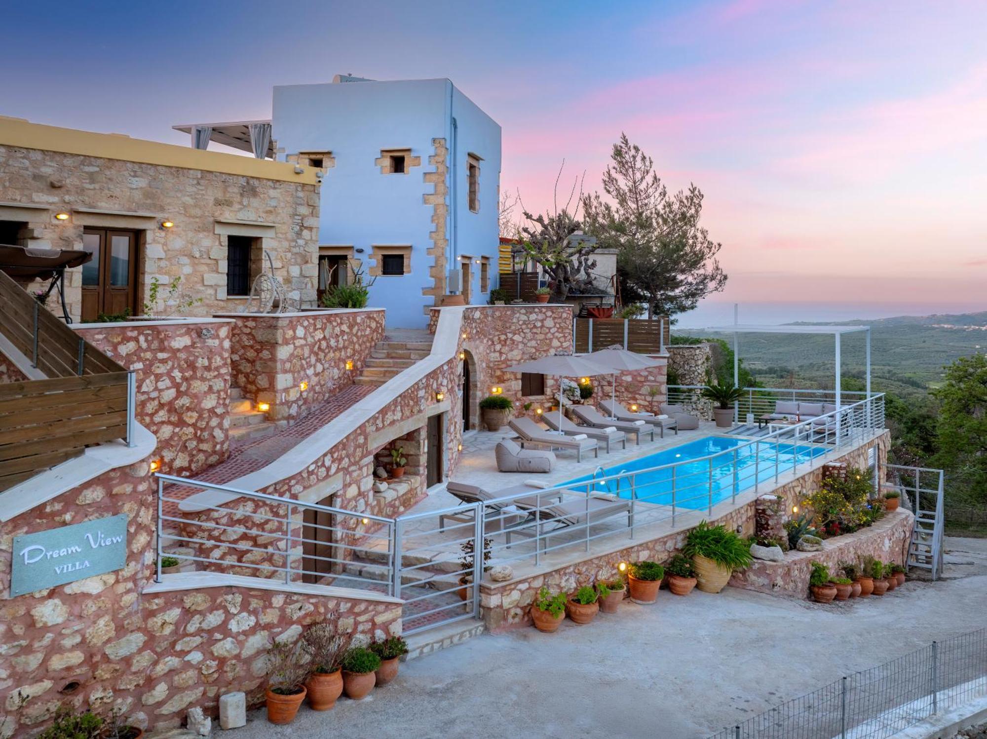 Dream View Villa Κάστελλος Εξωτερικό φωτογραφία